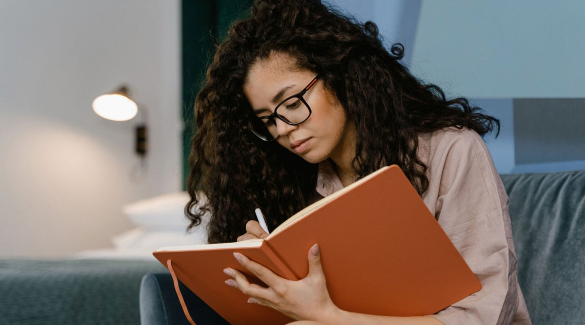 woman journaling